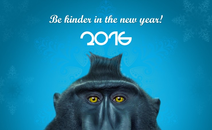 2016 и обезьяна