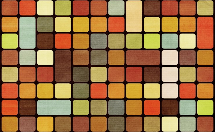 Абстрактный фон из цветных блоков