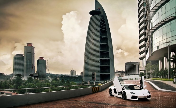 Lamborghini Aventador в Малайзии