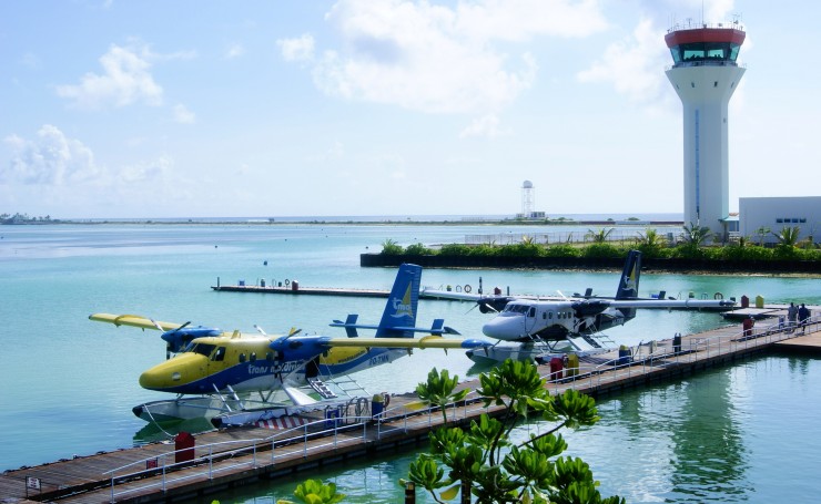 Водные самолеты на Мальдивах