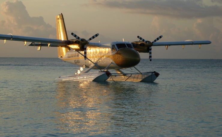 Воздушное такси на Мальдивах