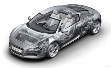 3D автомобиль Audi R8