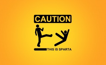 Caution this is Sparta