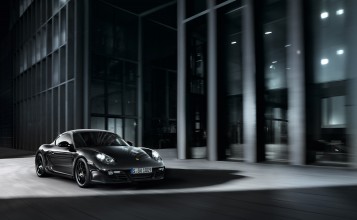 Черный Porsche Cayman S