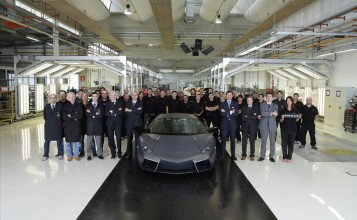 Lamborghini Reventon на заводе