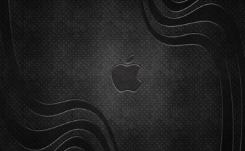 Логотип Apple на металле
