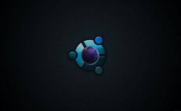 Синий логотип Ubuntu
