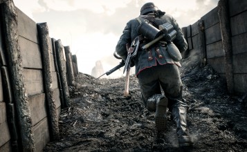 Солдат бежит по окопам, Battlefield 1
