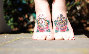 Татуировки на ногах