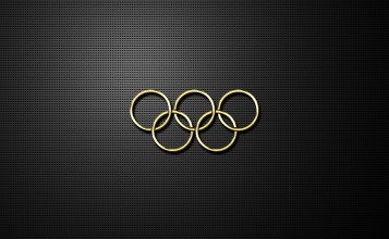 Золотые олимпийские кольца