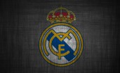Логотип Реал Мадрид на темном фоне
