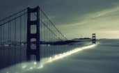 Мост Золотые ворота в тумане