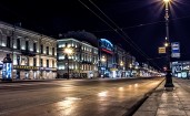 Ночная улица Петербурга