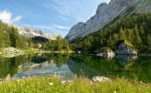 Озеро в национальном парке Словении
