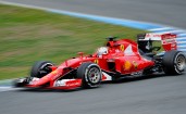 Себастьян Феттель в болиде Ferrari, Формула 1