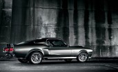 Shelby Mustang GT500 в черном цвете