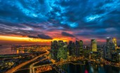 Сингапур с высоты птичьего полета