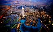 Вид на Дубай с высоты