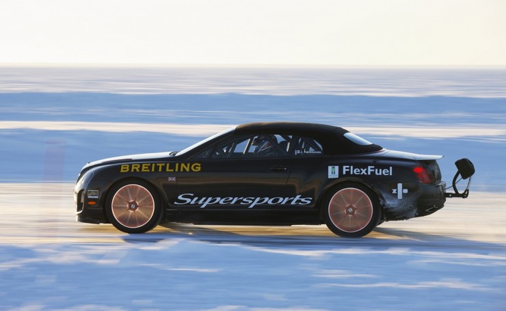 Bentley Continental Supersports в снегах