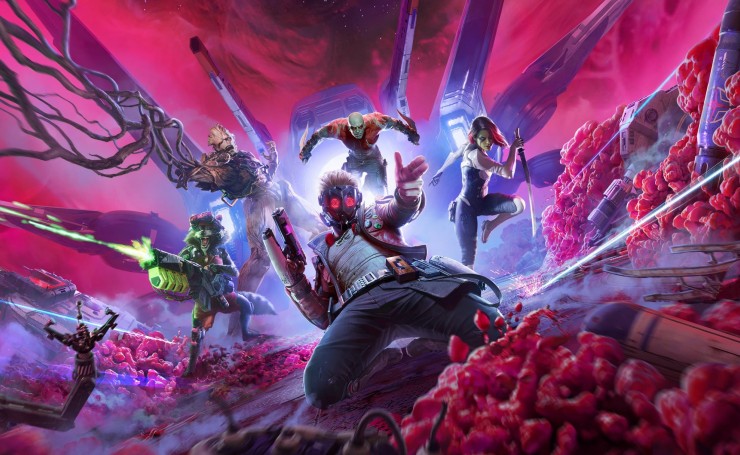 Заставка игры Marvel's Guardians Of The Galaxy