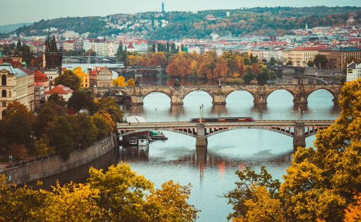 Осень в Праге