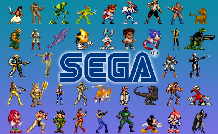 Sega, персонажи игр