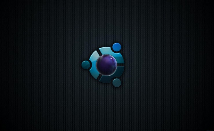 Синий логотип Ubuntu