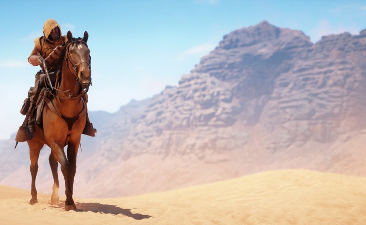 Всадник на лошади, Battlefield 1