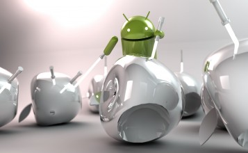 Android режет яблоки