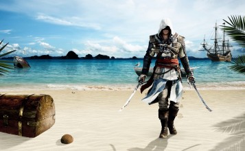 Assassin Creed 4, пляж
