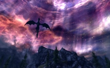 Дракон в небе, The Elder Scrolls V: Skyrim