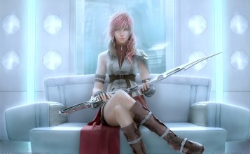 Final Fantasy XIII, девушка с мечом