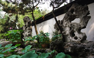 Китайская архитектура в саду