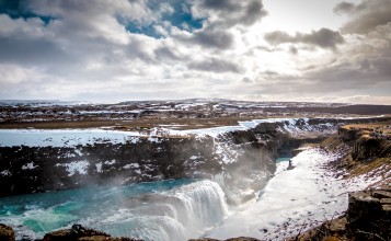 Красивый исландский пейзаж
