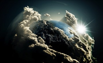 Облака вокруг Земли