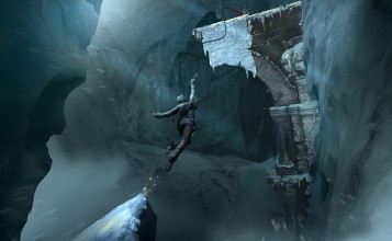 Rise of The Tomb Raider, Лара в прыжке