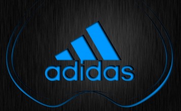 Синий логотип Adidas