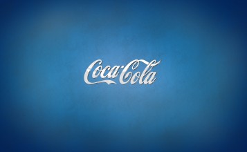 Синий логотип Coca Cola