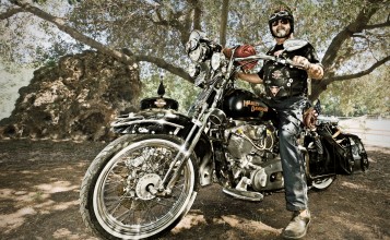 Старый Harley Davidson