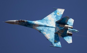 Су-27 в небе