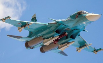 Сухой Су-34 в небе