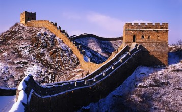 Великая китайская стена зимой