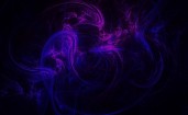 Абстрактные сине-фиолетовые завихрения