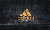 Логотип Adidas на джинсах