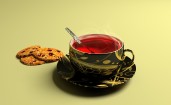 Чашка красного чая