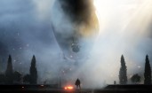 Дирижабль в дыму над землей, Battlefield 1