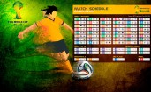 Календарь чемпионата мира в Бразилии