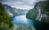 Красивейший норвежский пейзаж