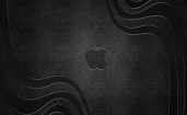 Логотип Apple на металле