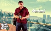 Майкл с пачкой денег, GTA 5